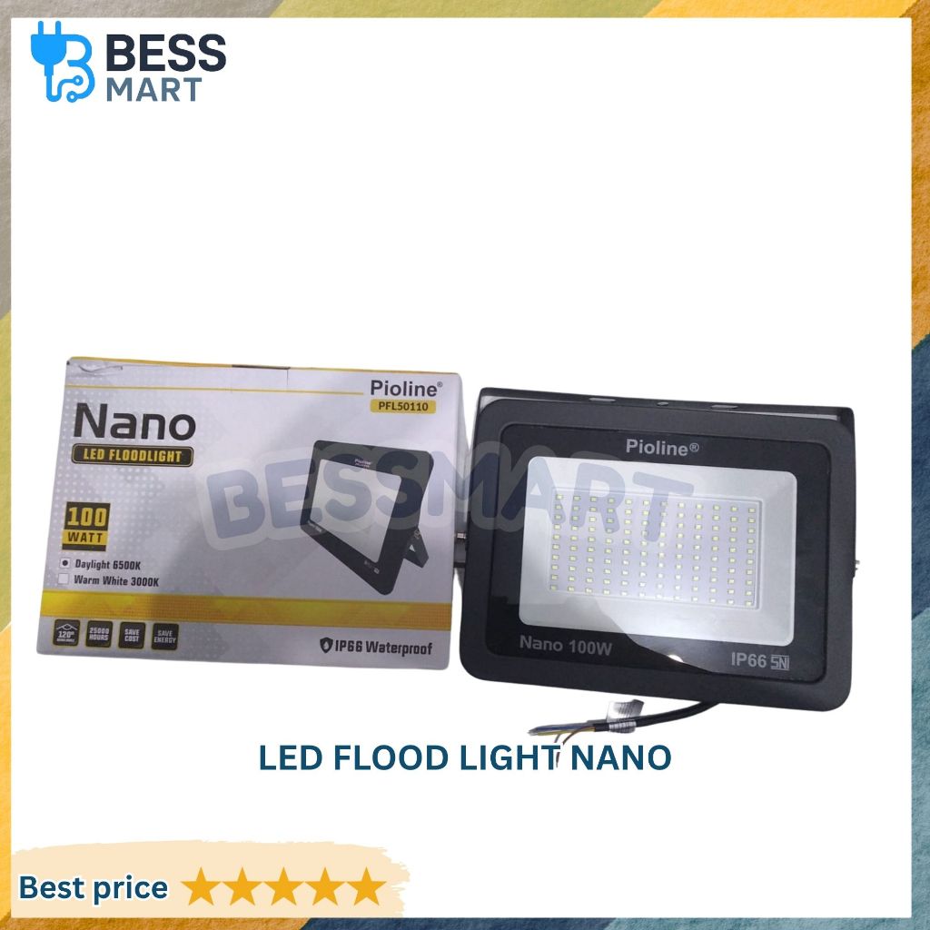 Pioline Lampu Led Flood Light Nano 100, 200, 300, 500 Watt