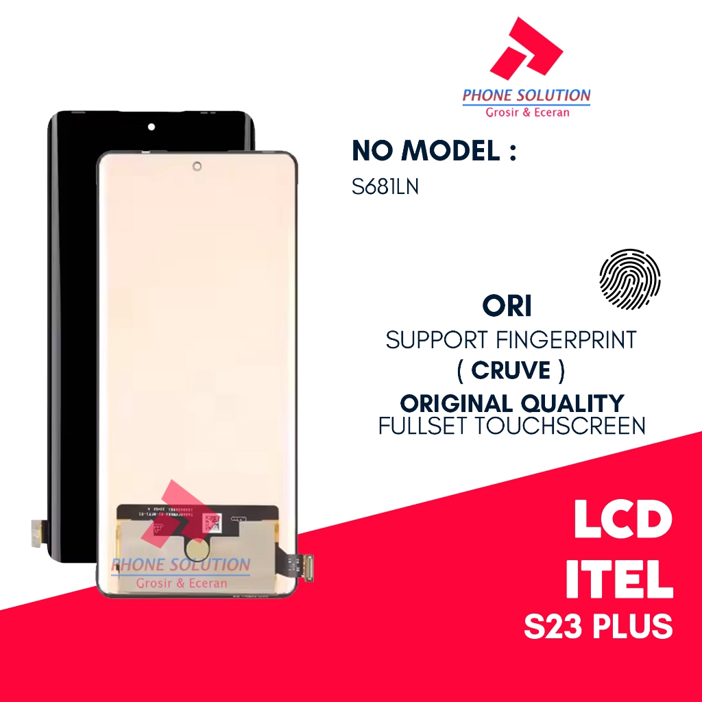 LCD Itel S23 Plus - Finger Print Fullset Touch Screen