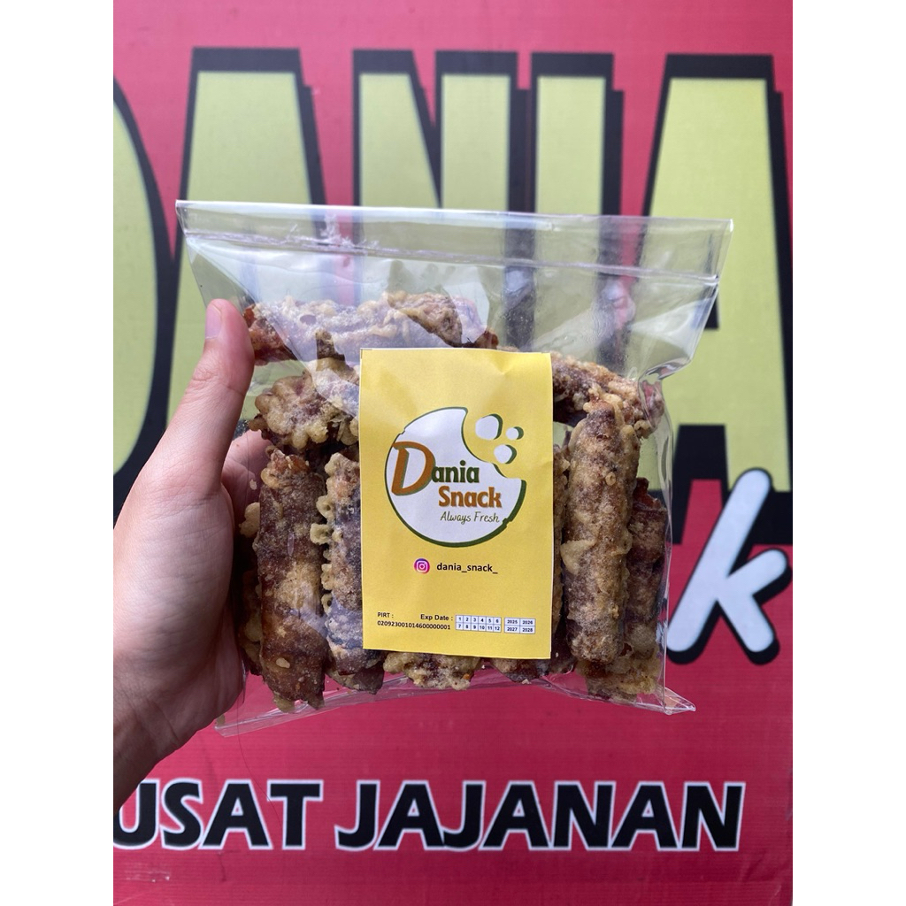 

SNACK/ CAMILAN SALE PISANG GULUNG MANIS GURIH [250GR] DANIA SNACK