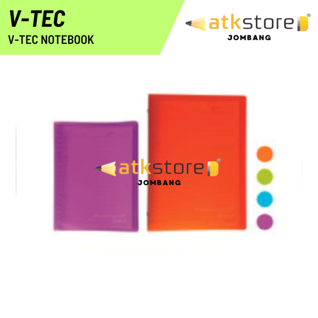 

V-TEC Notebook 50 SHEETS 70 GSM / Vtec Binding Book / Simple Notebook / Diary Book/ Jurnal Book
