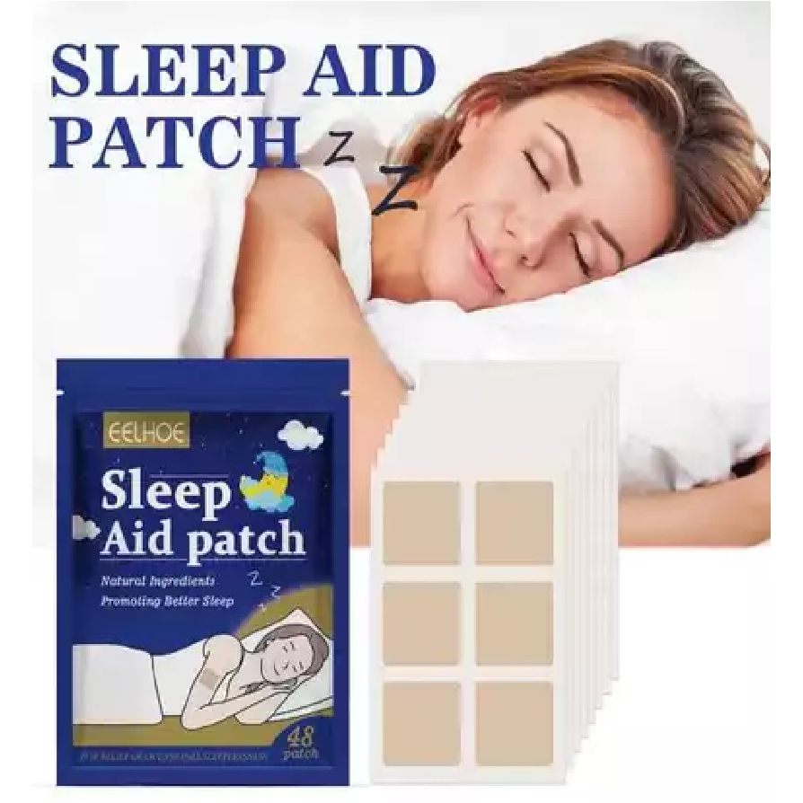Sleep Patch 48pcs Akupresur Untuk Insomnia Good Night Sleep Patch / Plester Bantu Tidur / Sleep Aid 