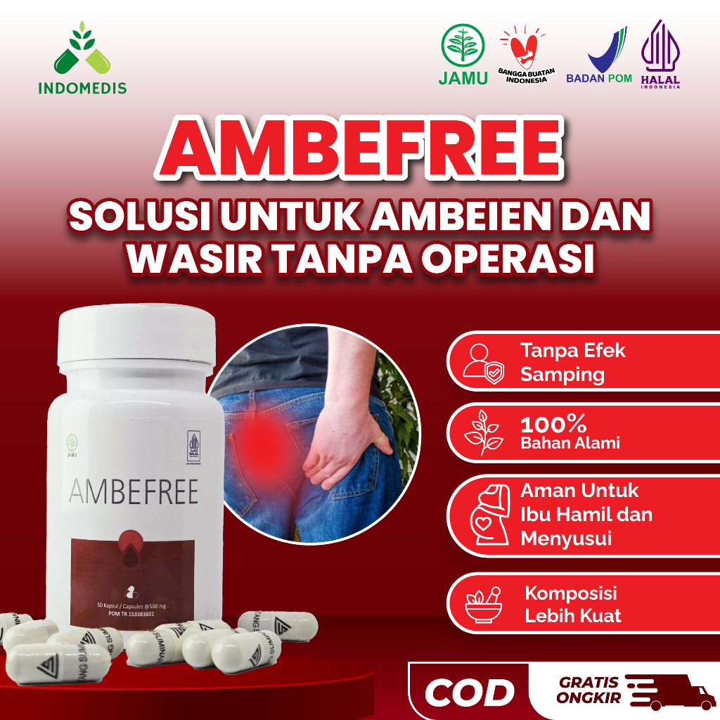 Obat Ambeien Ambefree, Obat Ambeien Paling Ampuh, Obat Ambeien Terbaik, Original Dan Berkualitas