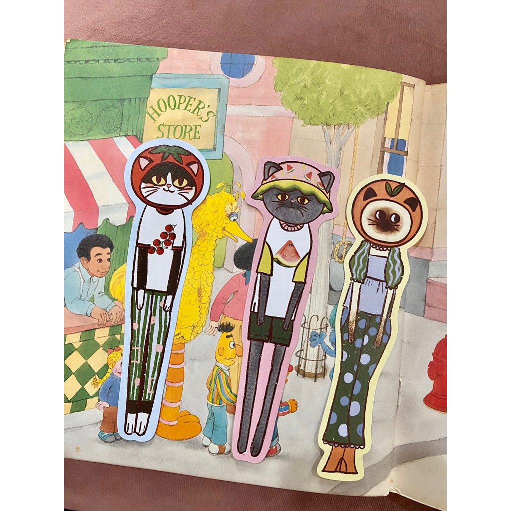 

cat bookmark | pembatas buku gambar kucing