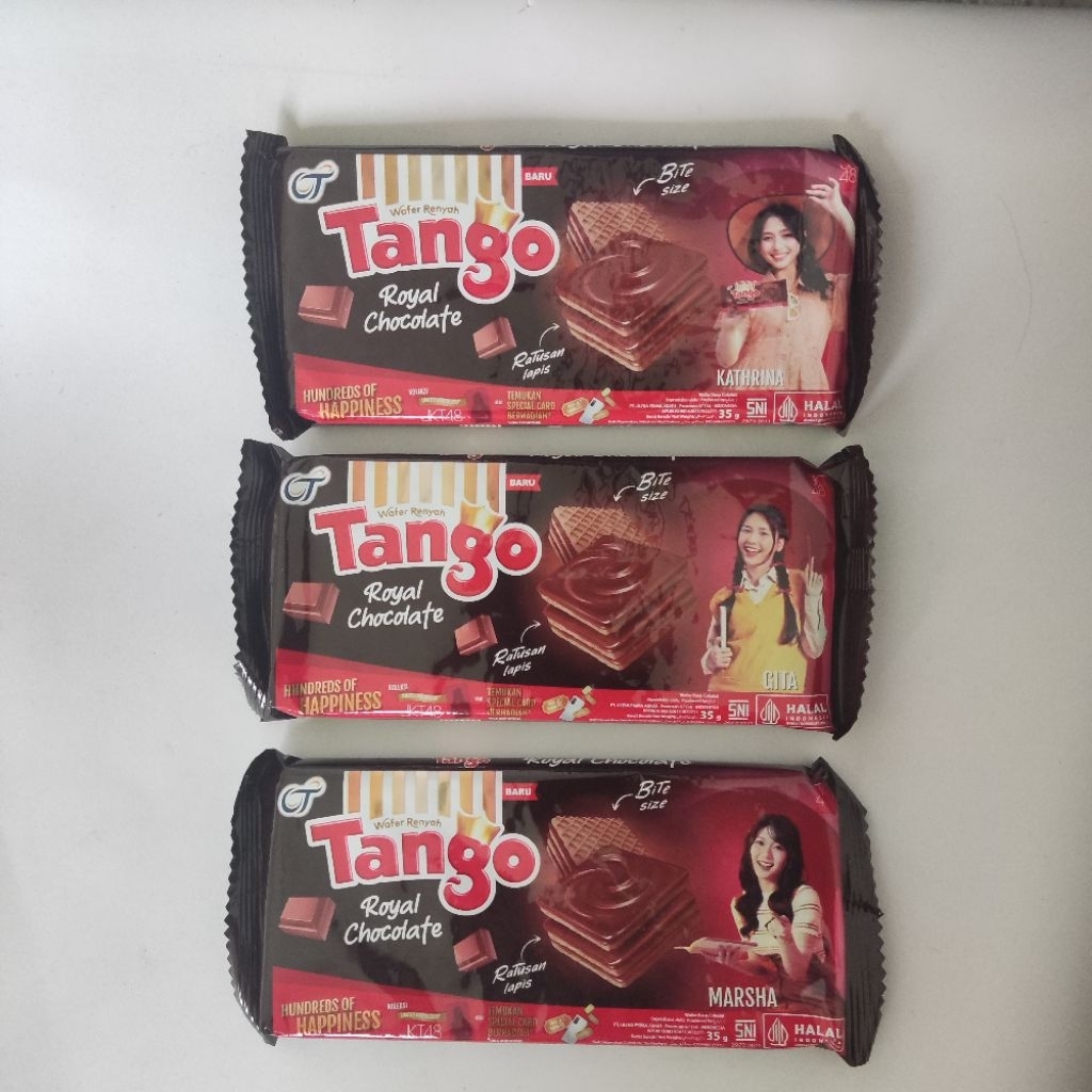 

TANGO x JKT48 KEMASAN TERBARU TANPA PHOTOCARD 1 PACK ISI 10