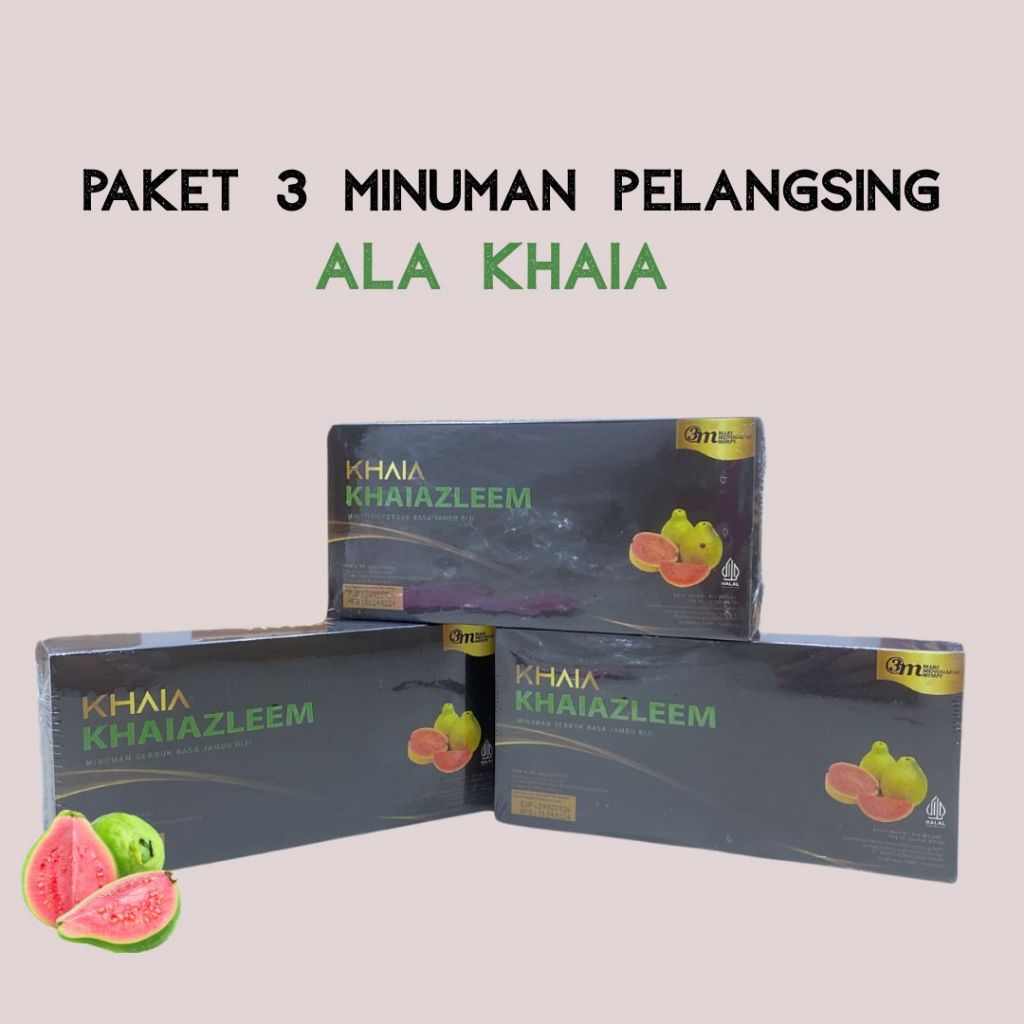 Paket 3 Minuman Pelangsing KHAIA