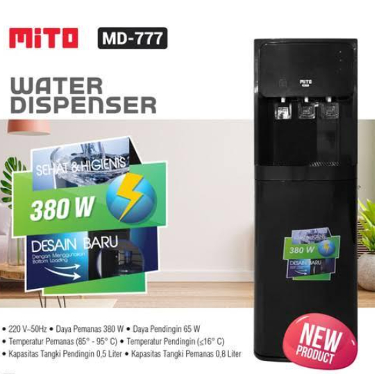 MITO Dispenser Galon Bawah MD-777 / MD 777 BATAM