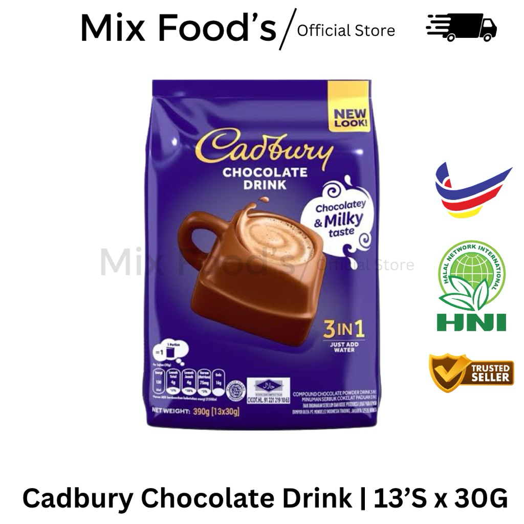 

Cadbury 3in1 chocolate drink isi 13’s