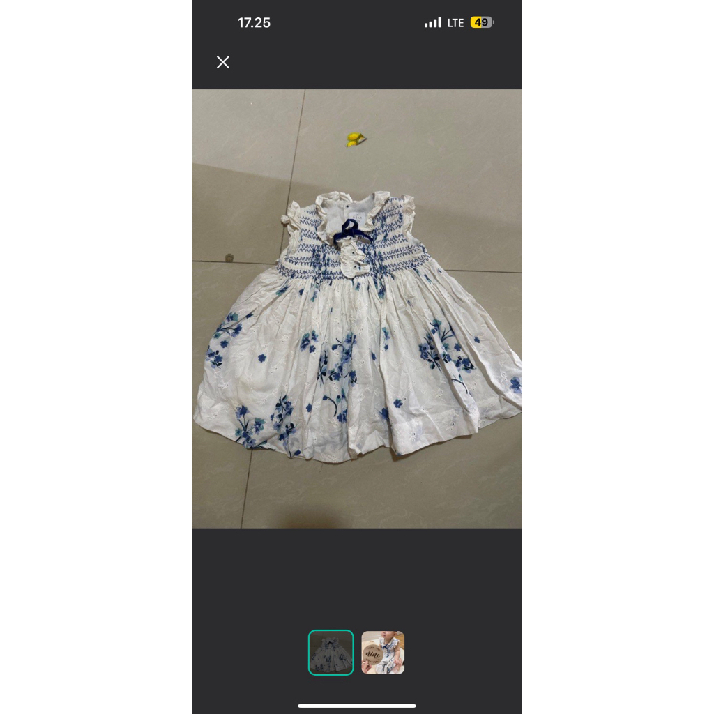 smocked dress dear gg