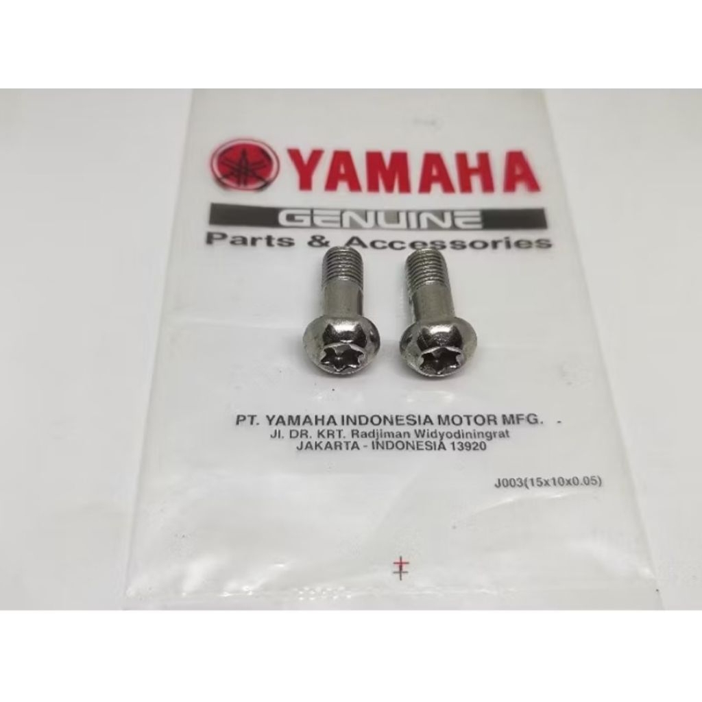 2pcs baut L bintang yamaha/baut cakram Yamaha 10x25