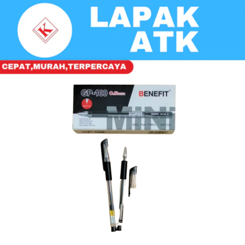 

Pulpen GP-100 BENEFIT Mirip JK-100 ( Pcs )
