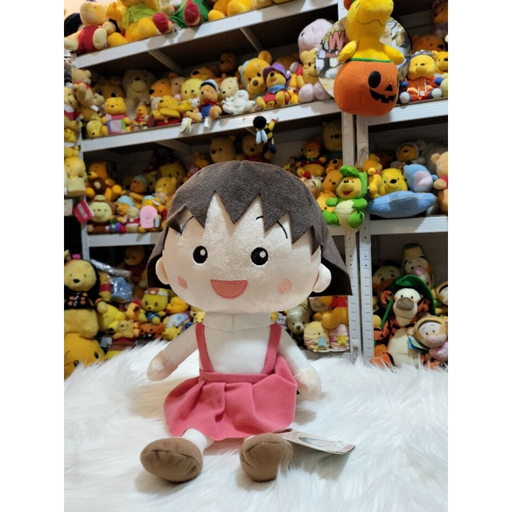 boneka Chibi Maruko-chan brand chibi Maruko-chan like new tag