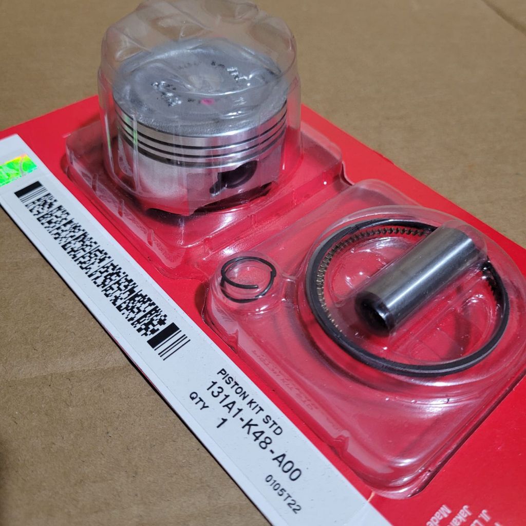 Piston kit k48 seher ring seher standar Beat fi pop steert scoopy fi vario110 fi(standar)