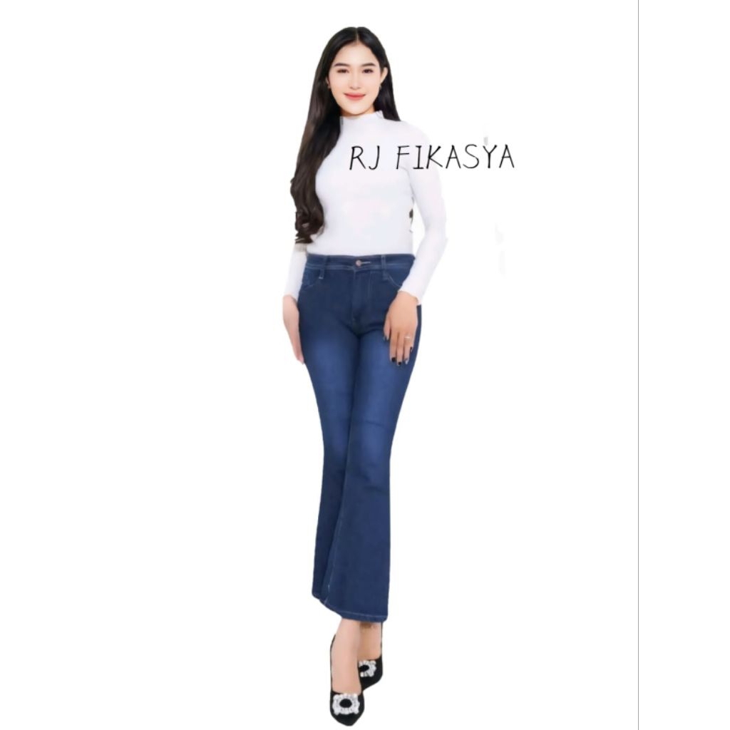 Celana Jeans Wanita Cutbray 7/9  stretch premium