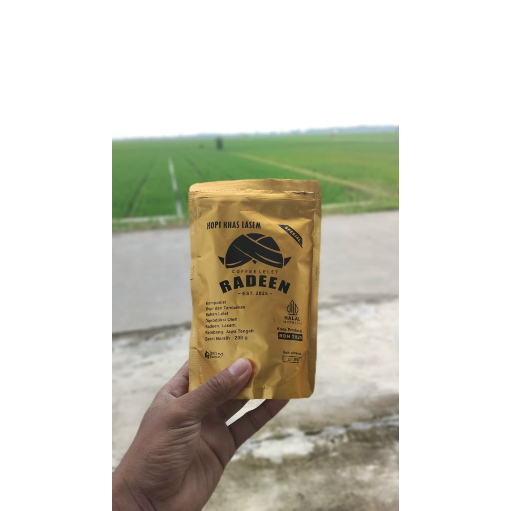 

[TERMURAH]kopi bubuk lelet khas lasem isi 200g merk raden