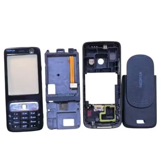 Casing Nokia N73 Fullblack Original copotan - second.