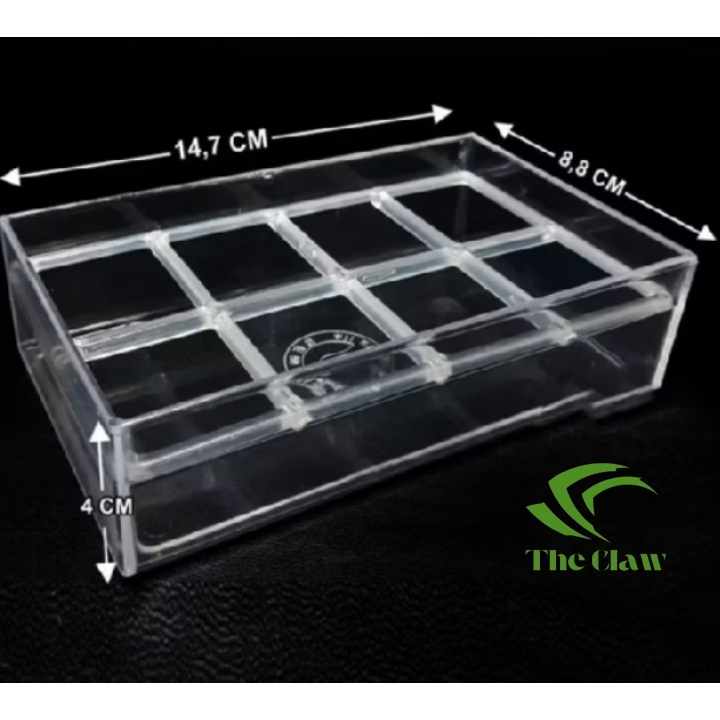 (The Claw) CEPUK RAM TRANSPARAN KOLONI WADAH TEMPAT PAKAN MAKANAN MINUM BURUNG SANGKAR LOVEBIRD PARK