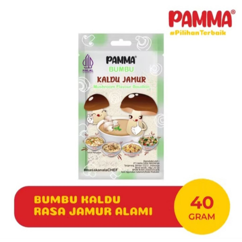

Pamma bumbu kaldu rasa jamur 40mg