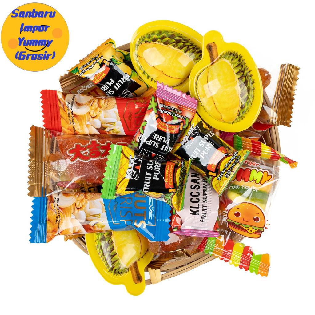 

Grosir Halal Camilan Pedas Termurah / Cemilan Stick Vegetarian Halal Fudge Buah Permen Impor Fudge Nutella Hamburger Fudge