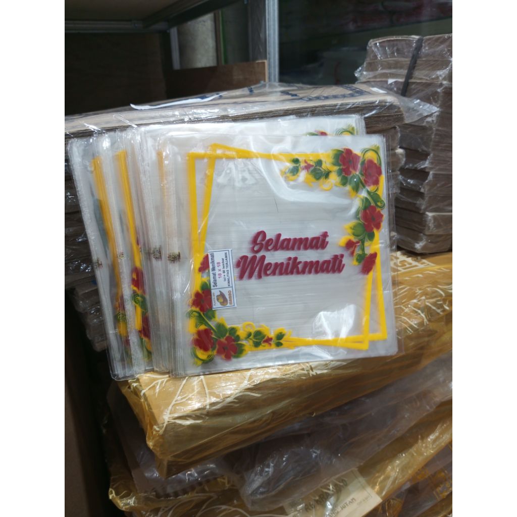 Plastik OPP 18X18 Selamat menikmati