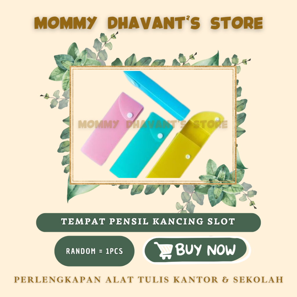 

MD Tempat Pensil Kancing Plastik Slot / Slot Pencil Case / Plastic Pencil Box / Kotak Pensil Unik / Wadah Alat Tulis