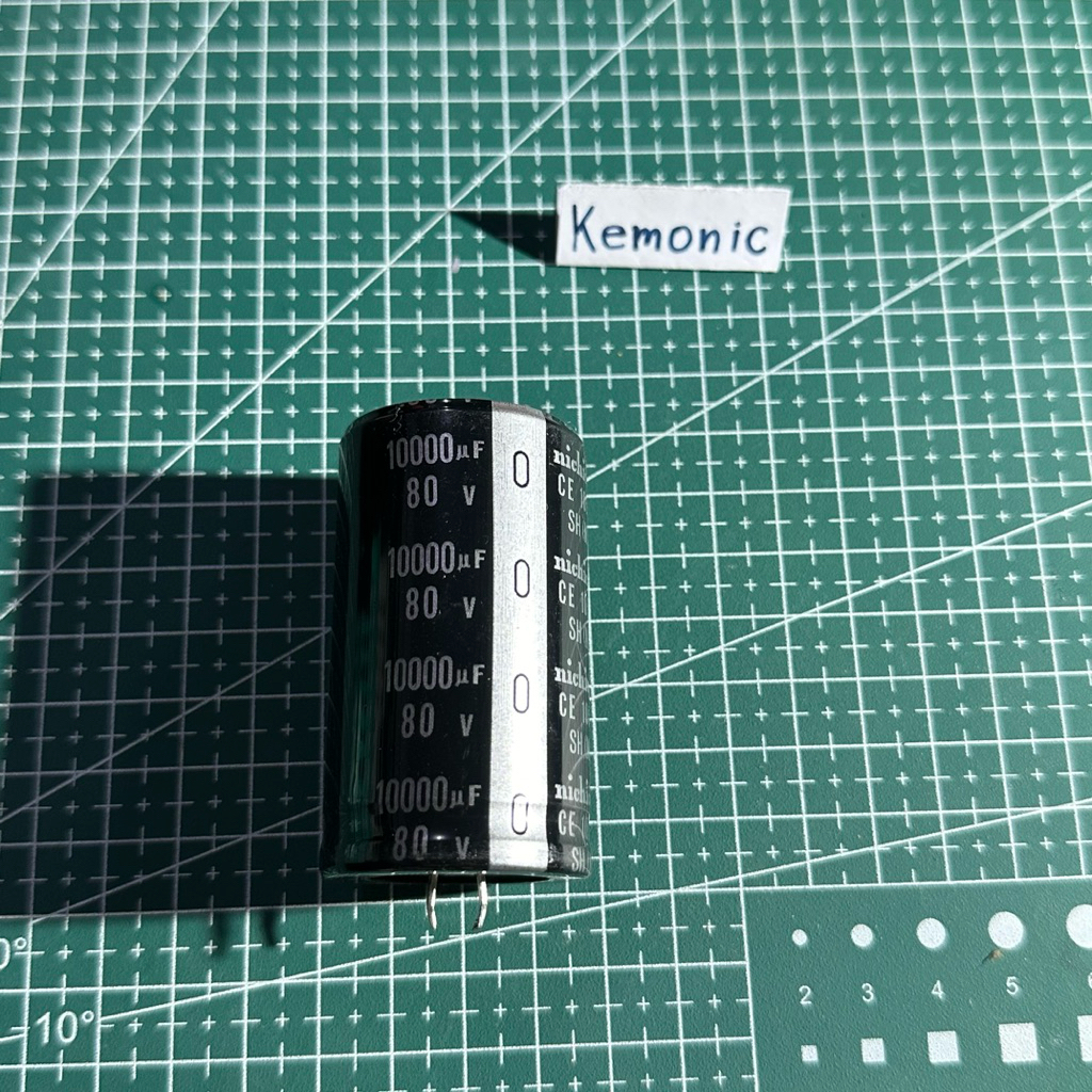 Elco 10000uf 80v Nichicon hitam elko nichicon