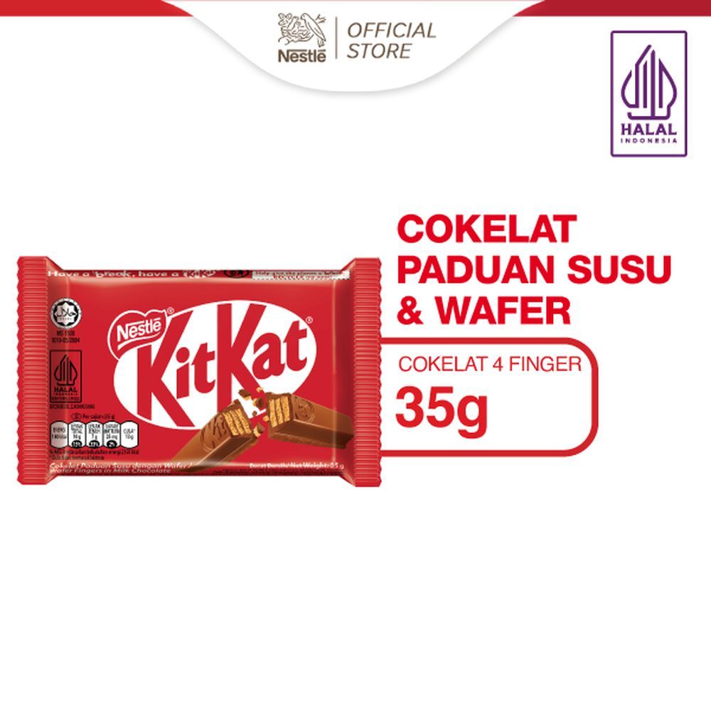 

Nestle KITKAT Coklat Wafer 4F 35g / Kitkat