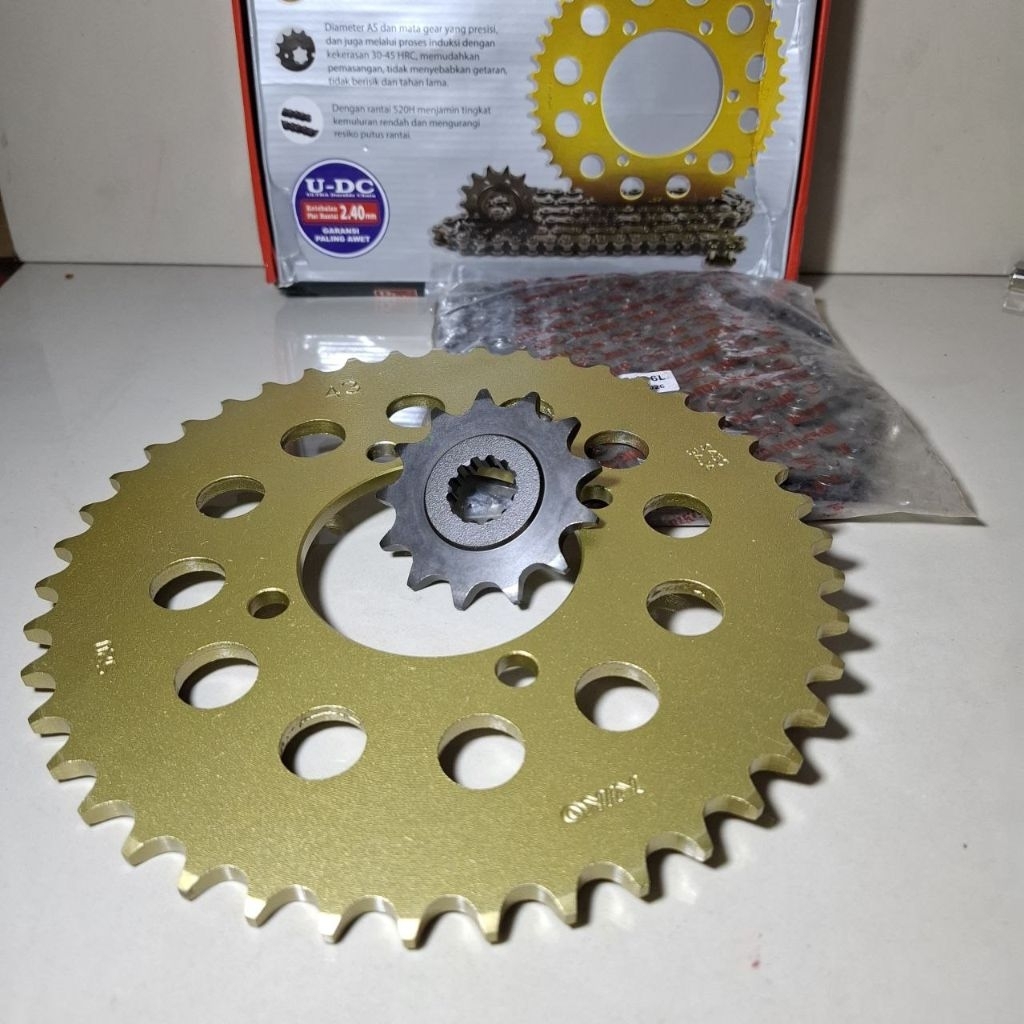 GEAR PAKET GIRSET SUZUKI THUNDER 250 THUNDER 250 RIKO