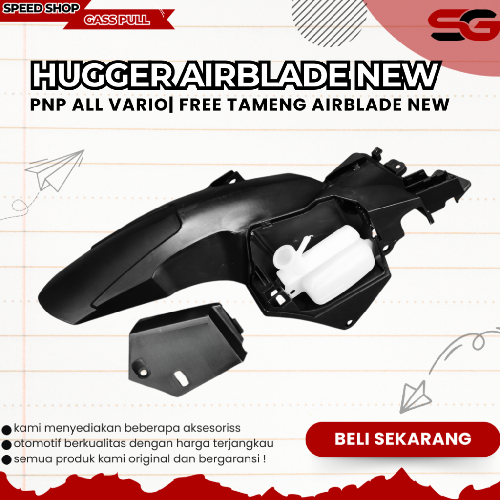 HUGGER AIRBLADE VARIO 125 NEW HUGGER VARIO SPAKBOR KOLONG VARIO HUGGER NEW VARIO 150 125 SPAKBOR VP