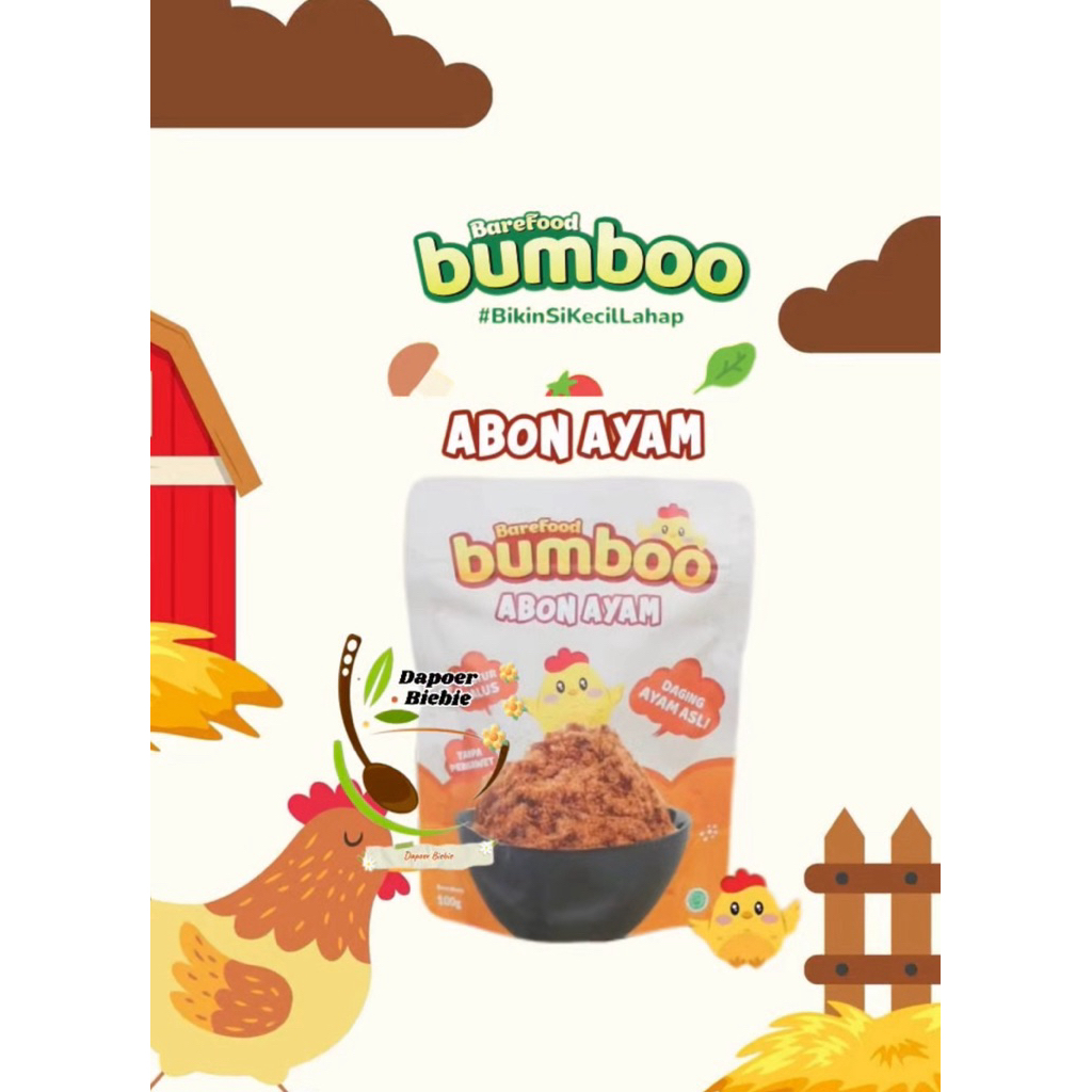 

BareFood Bumboo Abon Ayam lembut Mpasi Bayi, Anak Non Msg