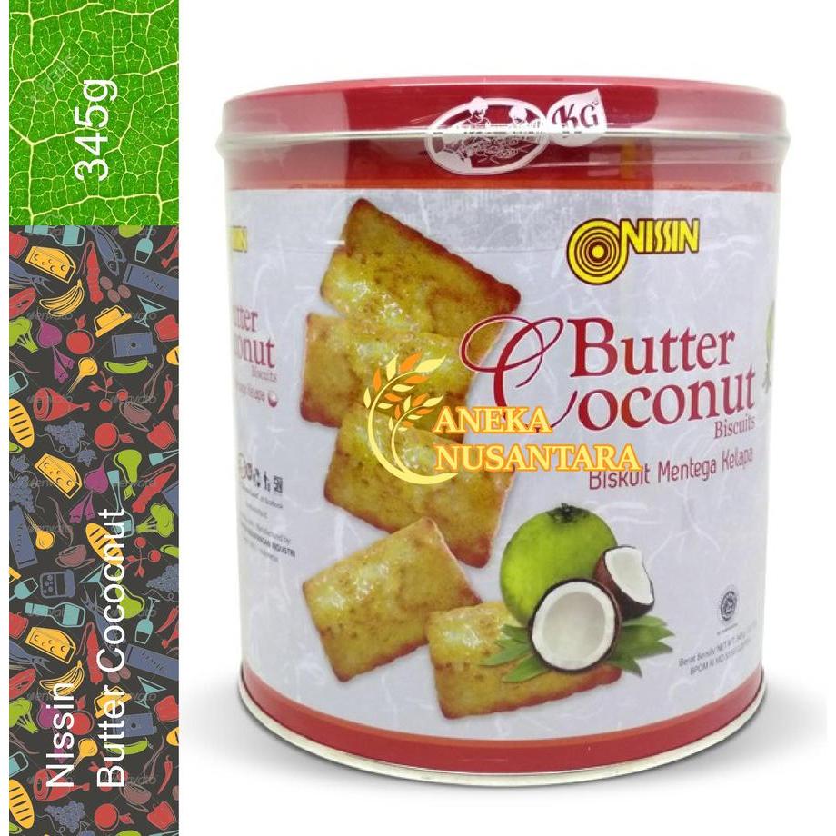 

Nissin Butter Coconut Kaleng - Biskuit Kelapa Nissin Butter Coconut 345 gram Biskuit Mentega Kelapa