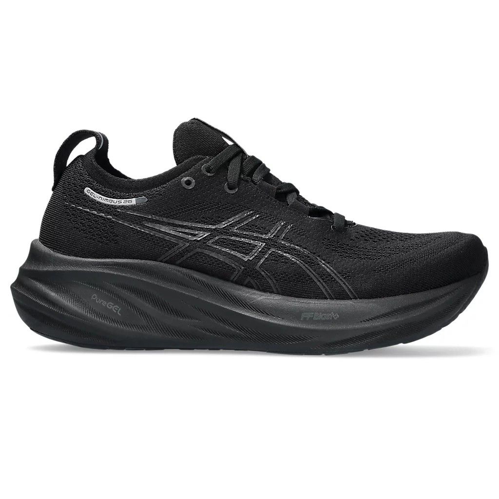 SEPATU RUNNING ASICS GEL-NIMBUS 26 FULLBLACK ORIGINAL