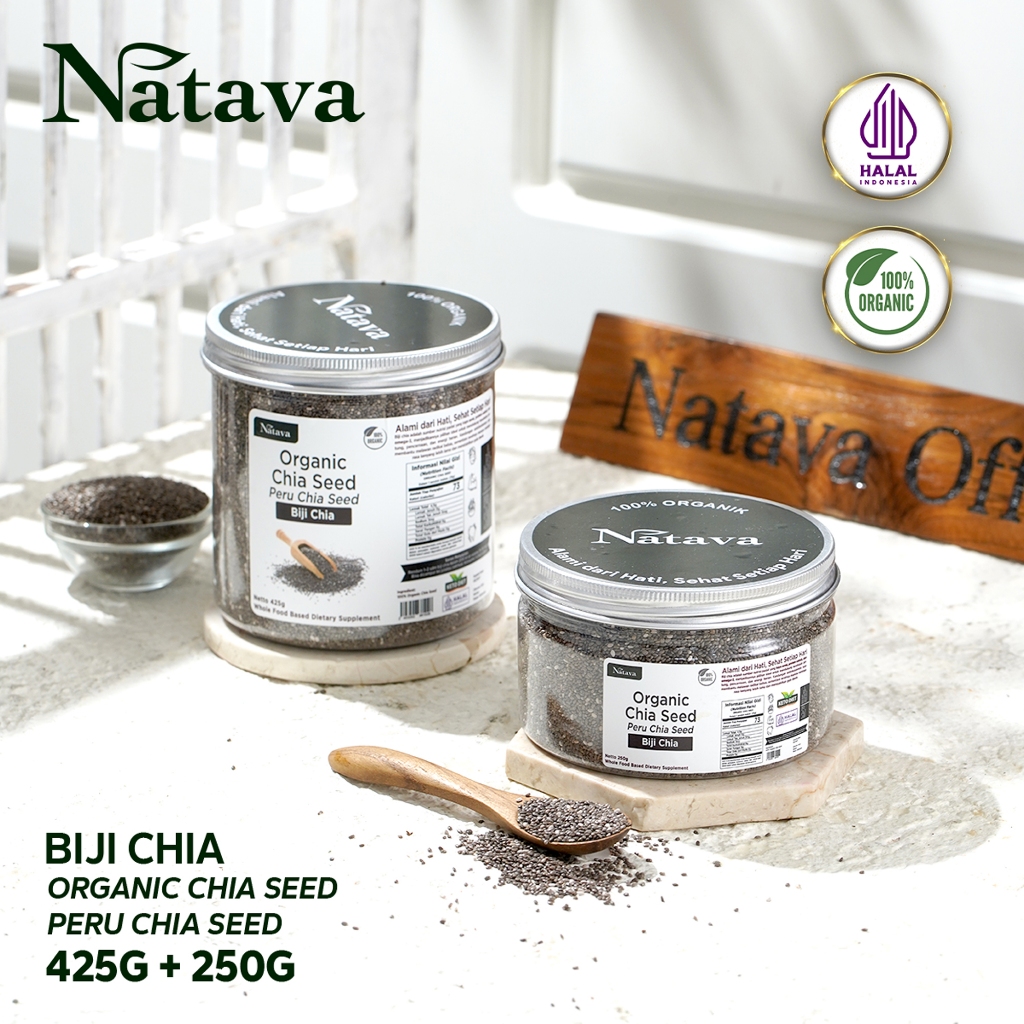 

Natava Biji Chia Organik Chia Seed Peru Alami