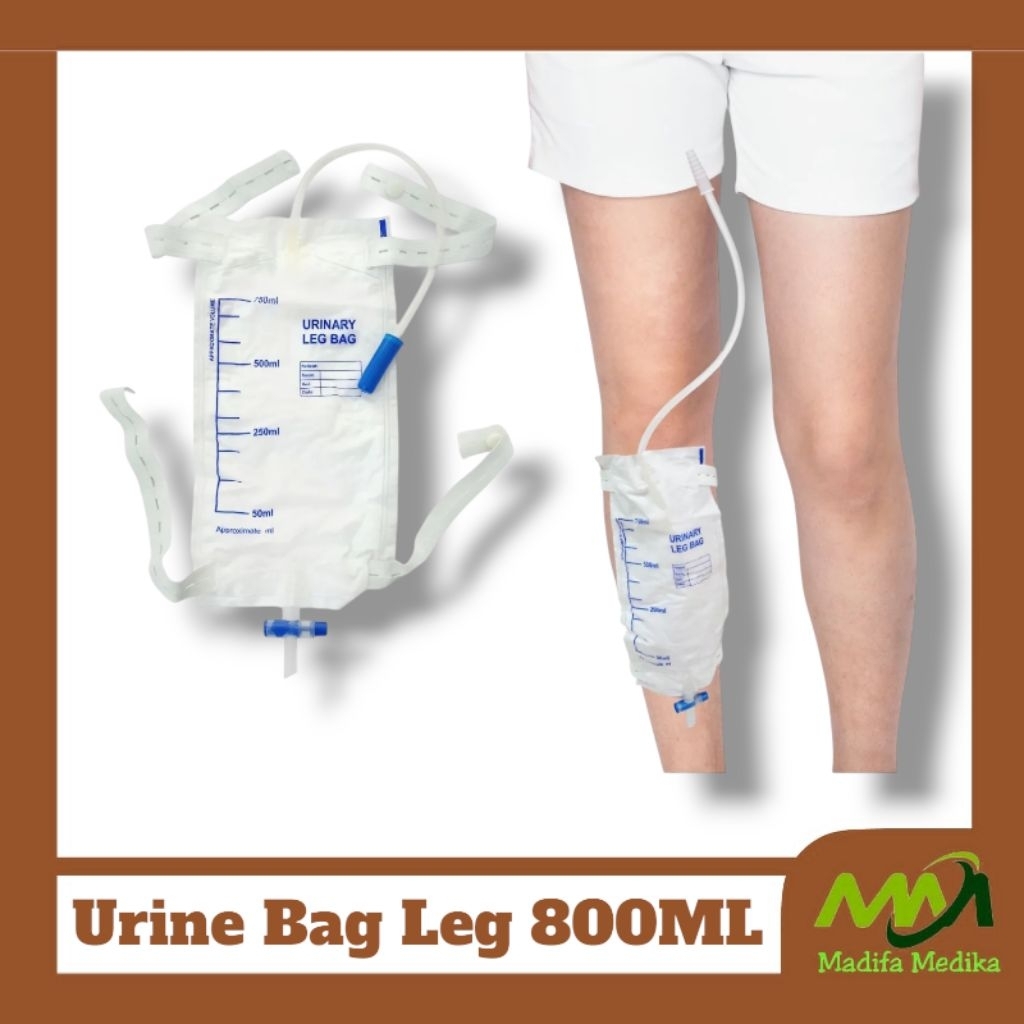 Urine Bag Leg 800cc   Urine Bag Paha  Kantong Urine Sterile  Urine Bag Leg Onemed