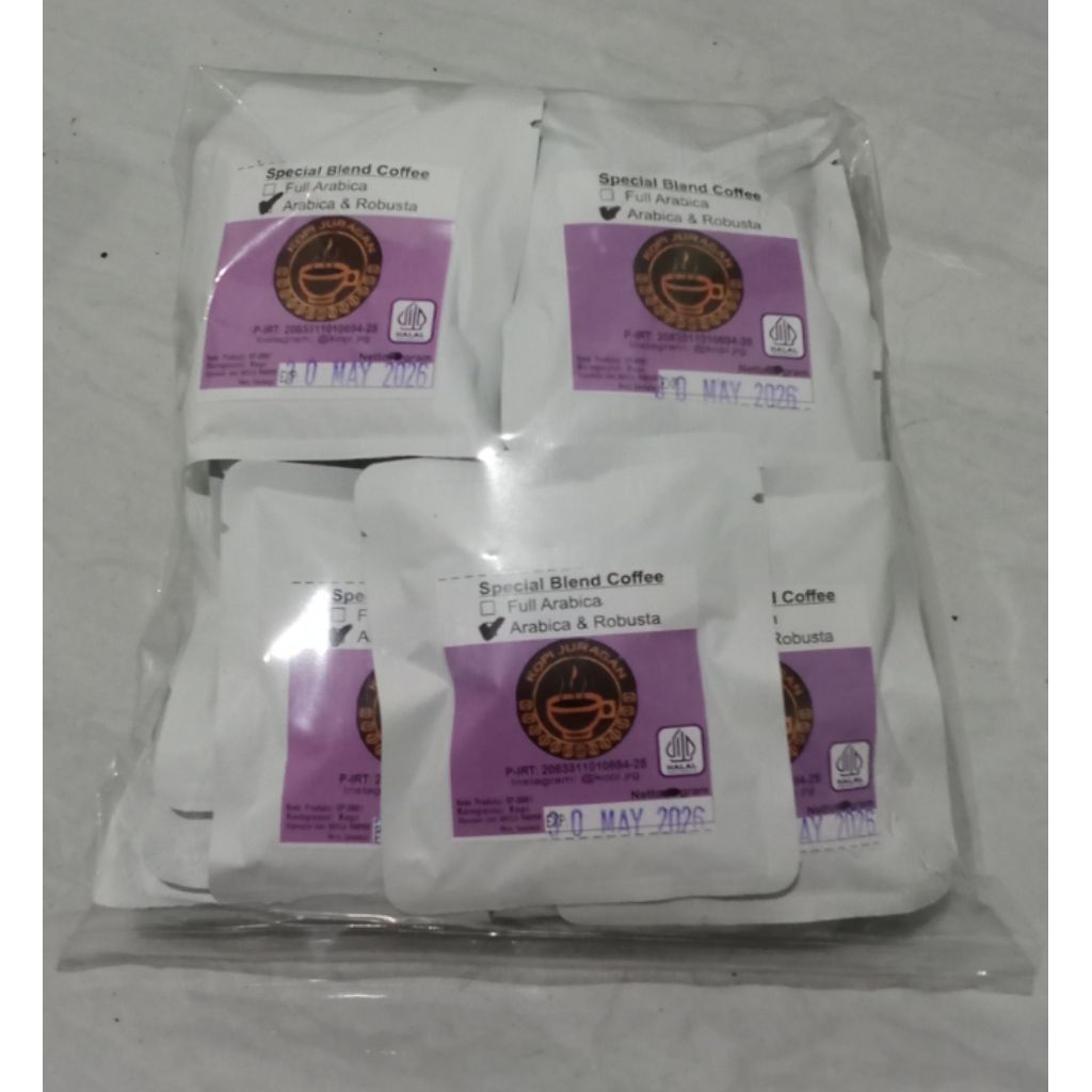 

Kopi Spesial Blend Arabika & Robusta 10gram