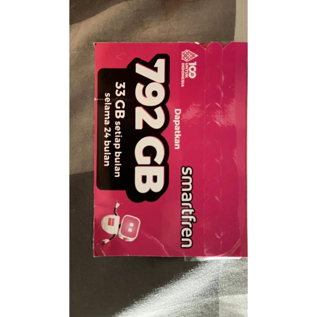 KARTU SIM SMARTFREN 792GB