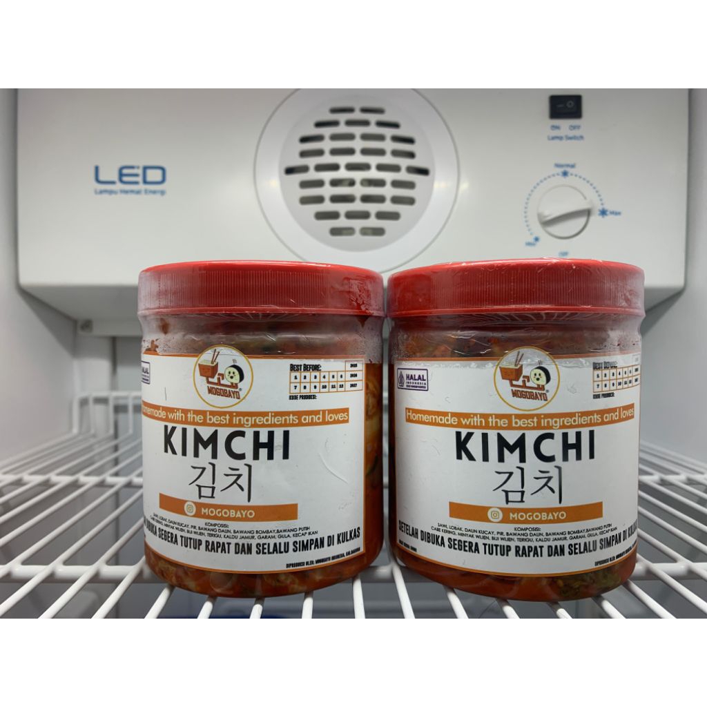 

Kimchi halal mogobayo paket 1kg (2x500gram)