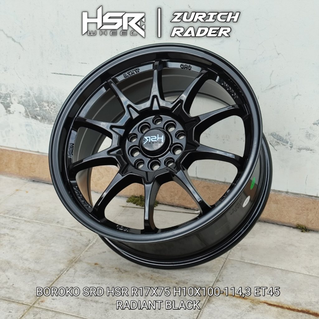 Velg Mobil Ring 17 Altis Sienta Wish Xenia New Ertiga Ring 17 Pelek Hsr Wheel Srd Hitam