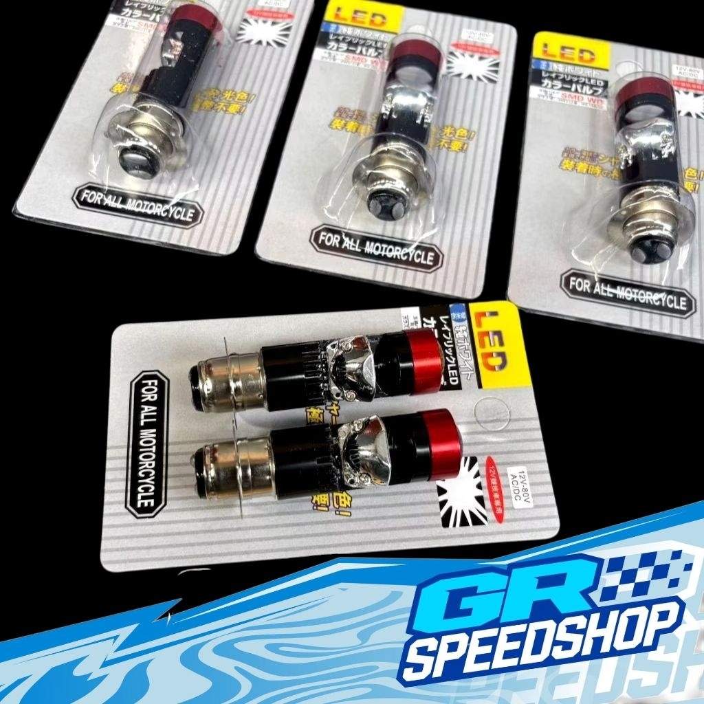 Lampu H6 Laser Biled Super Terang Lampu H6 Motor Universal Super Terang Cahaya Flat Cut