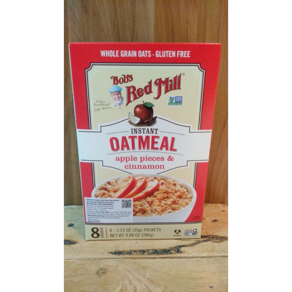 

Bob's Red Mill Instant Oatmeal Packets 9.88 oz 280 gr (8 Sachet)