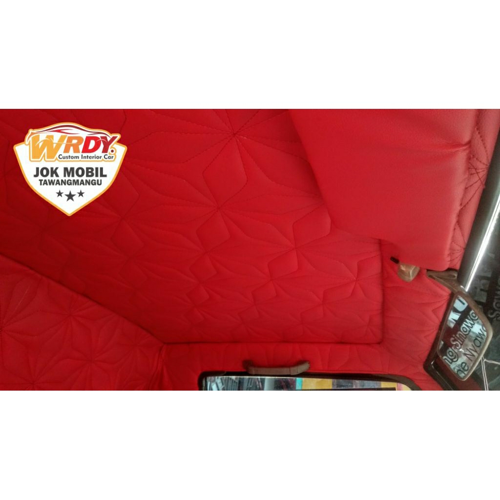 Paket L300 PICKUP Cover plafond + dinding belakang + pilar* + pintu kanan kiri (MOTIF TERBARU)Tersed