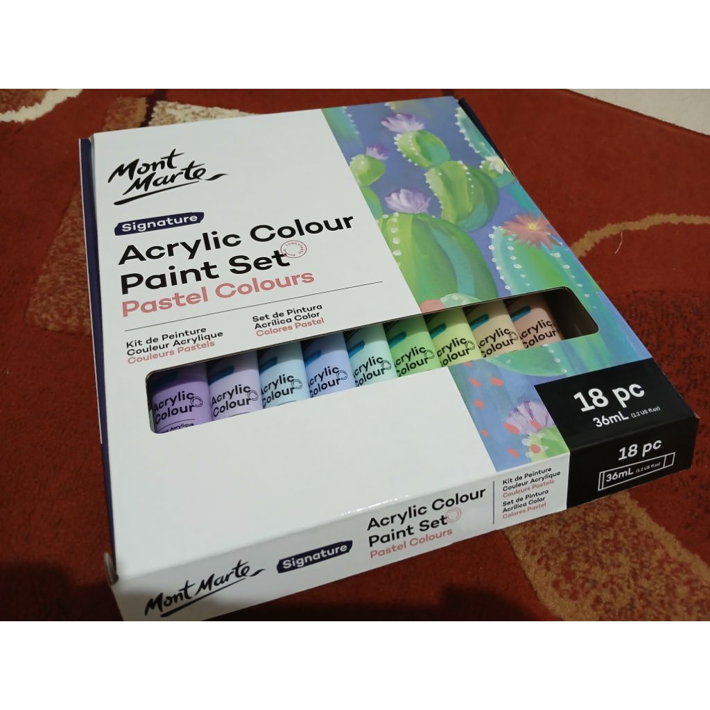 

Mont Marte Cat Akrilik Pastel 18 pcs