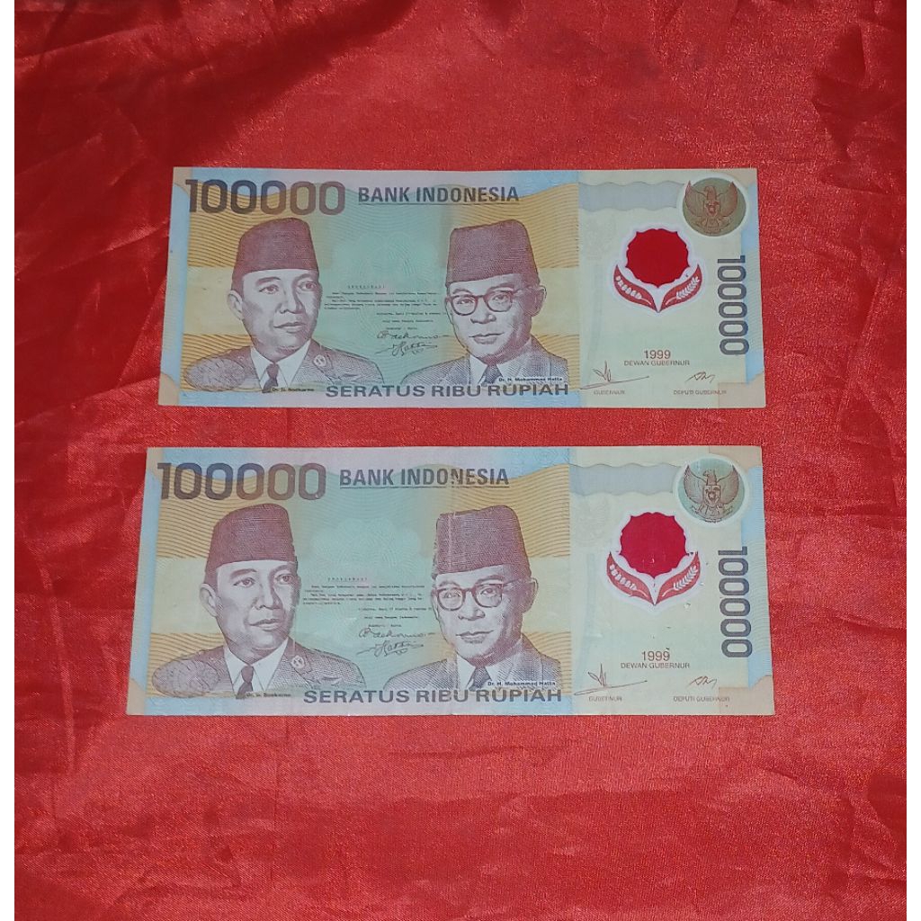Uang Kuno Indonesia Rp 100000 Polymer