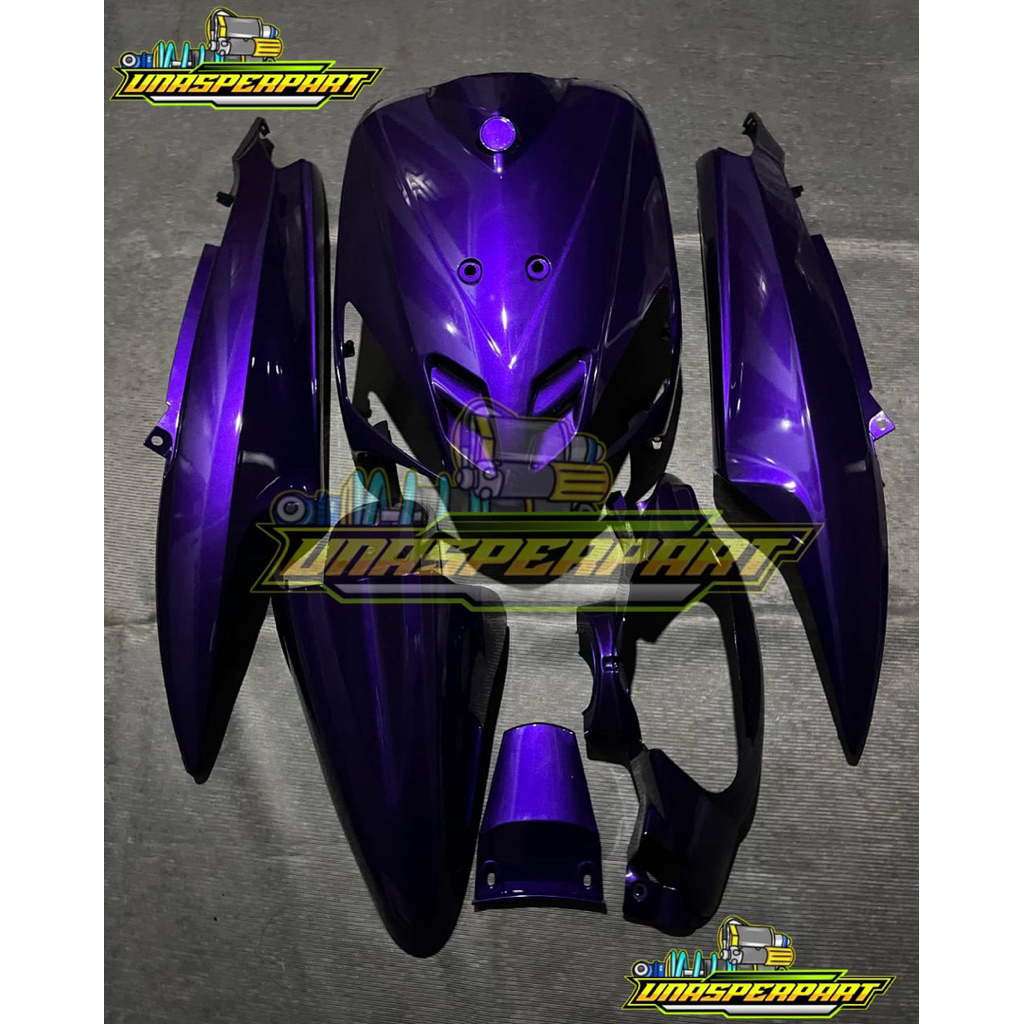 full body halus mio sporty warna ungu candy