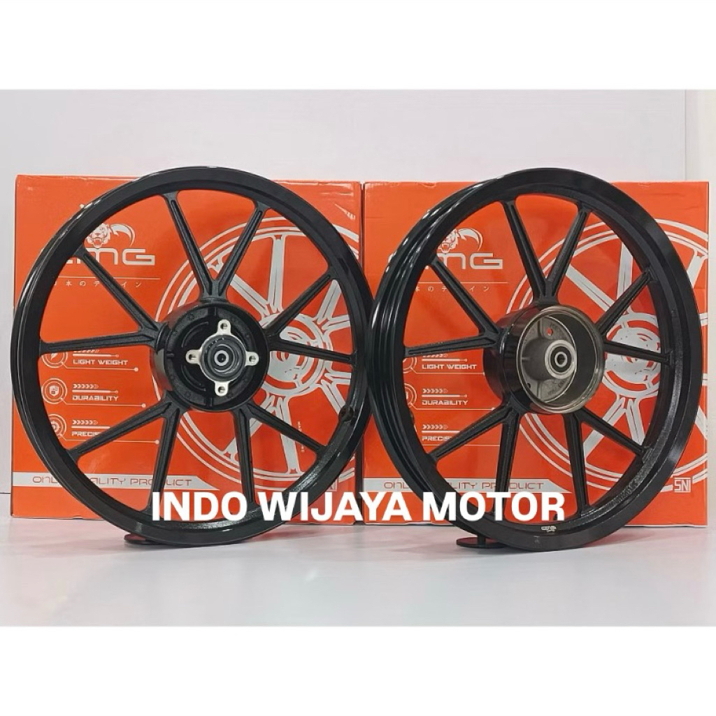 VELG CMG GP WHEEL MODEL DAYTONA DISC BRAKE PNP Y125 / MX NEW /SATRIA 2 TAK / NINJA BLACK DISC RING 1