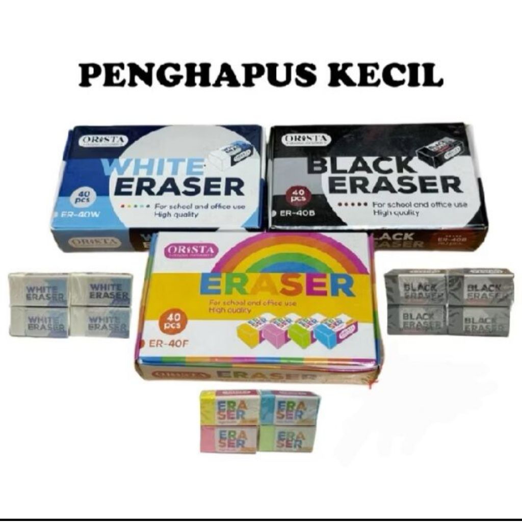 

Penghapus kecil Orista Eceran Hitam