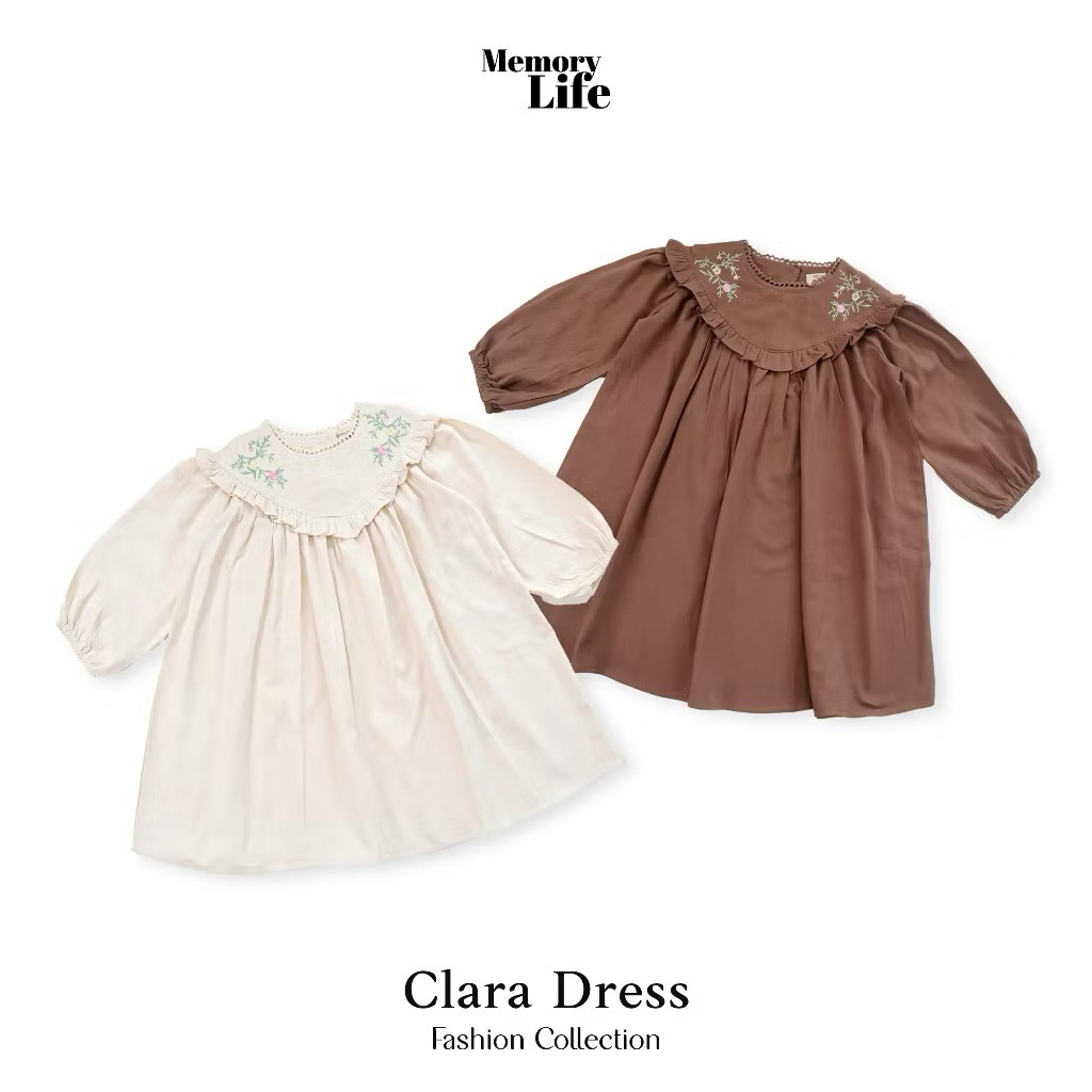 [NEW] Dress Anak Coklat Tua