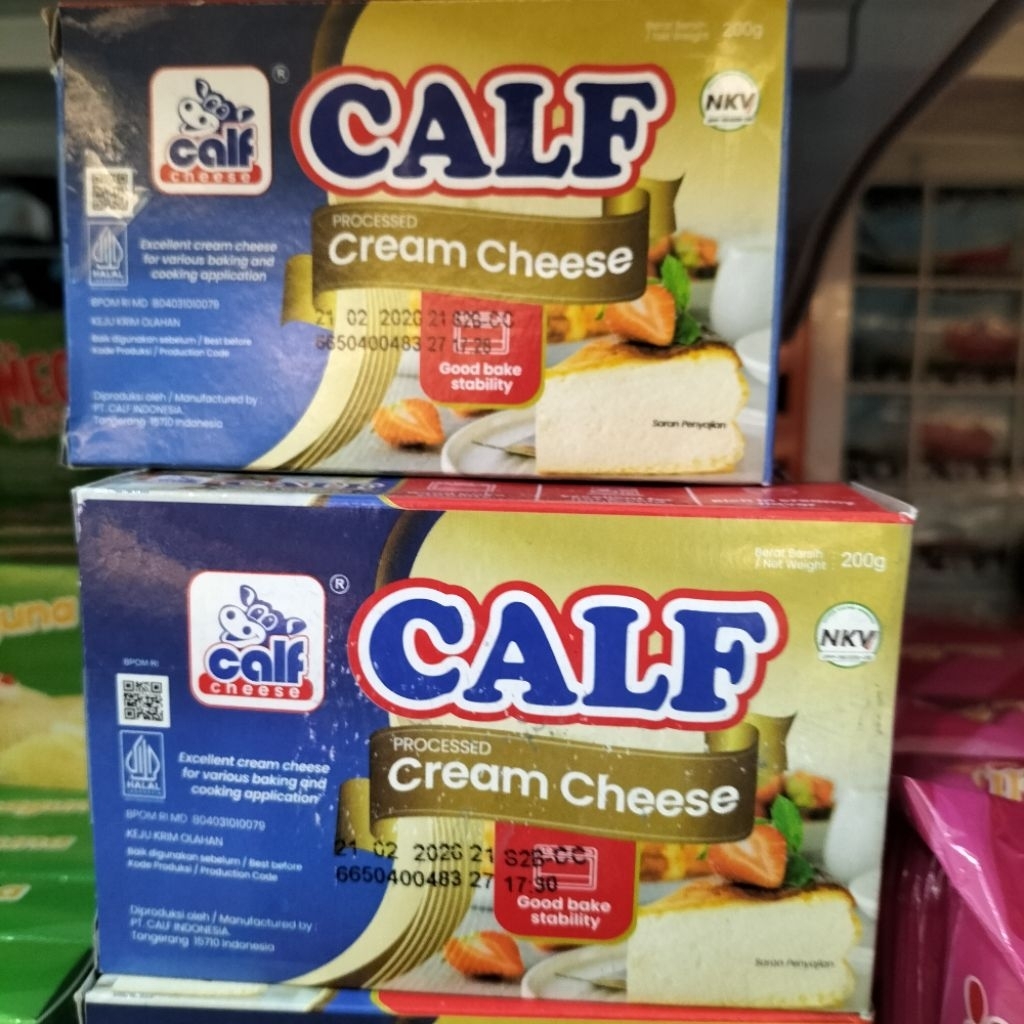 

Cream cheese calf 200 gr kemasan original