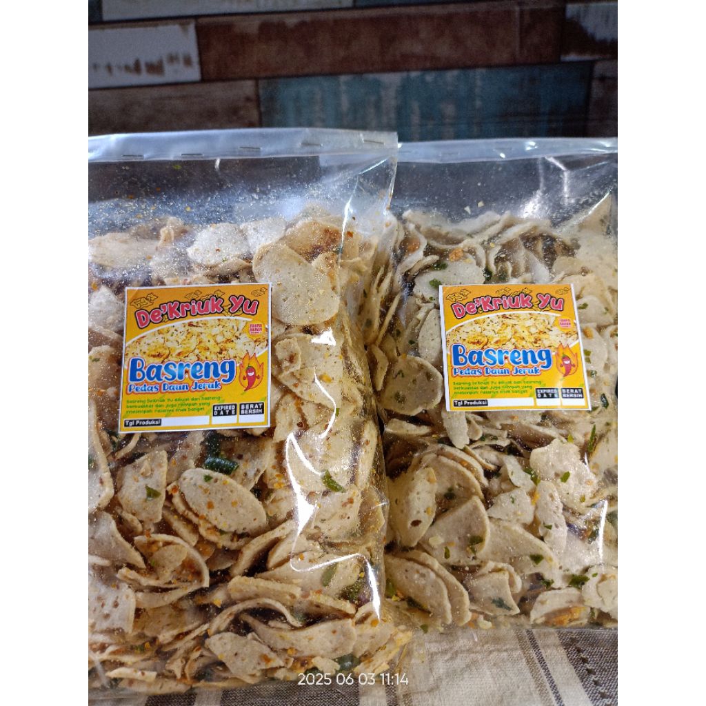 

De'Kriuk Yu Basreng 250g