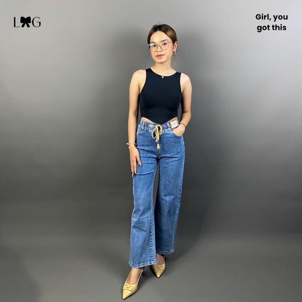 London Girl - Kyla Celana Wanita / Celana Kulot Wanita / Celana Jeans Kulot Wanita