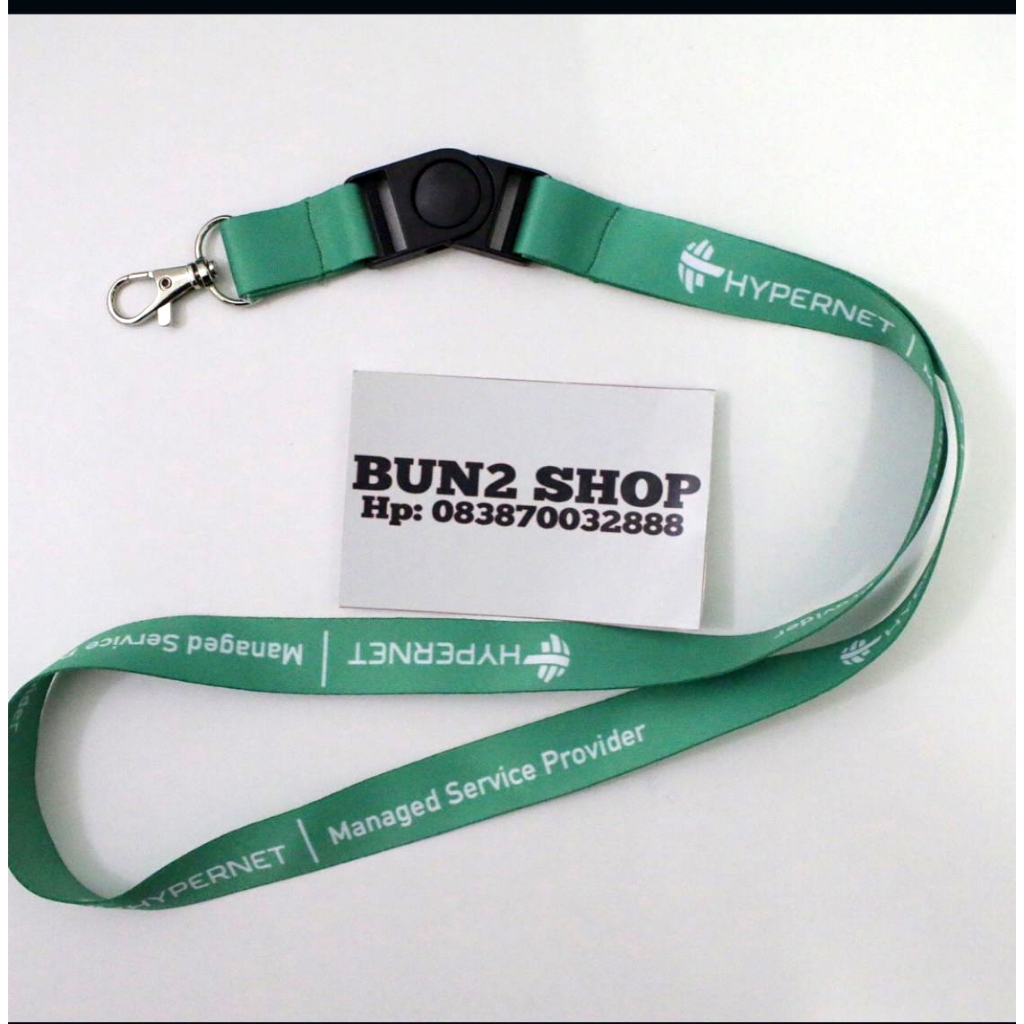 

Tali ID Card uk 2 Cm printing Jahit / Tali lanyard Printing / Lanyard Custom